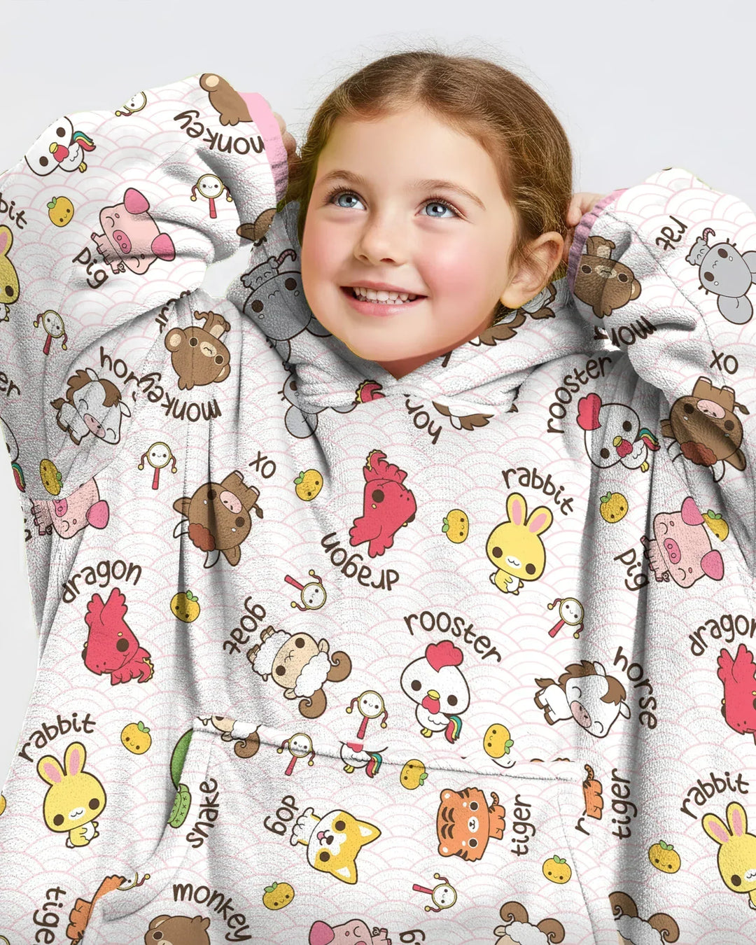Kawaii Zodiac Wearable Blanket Hoodie