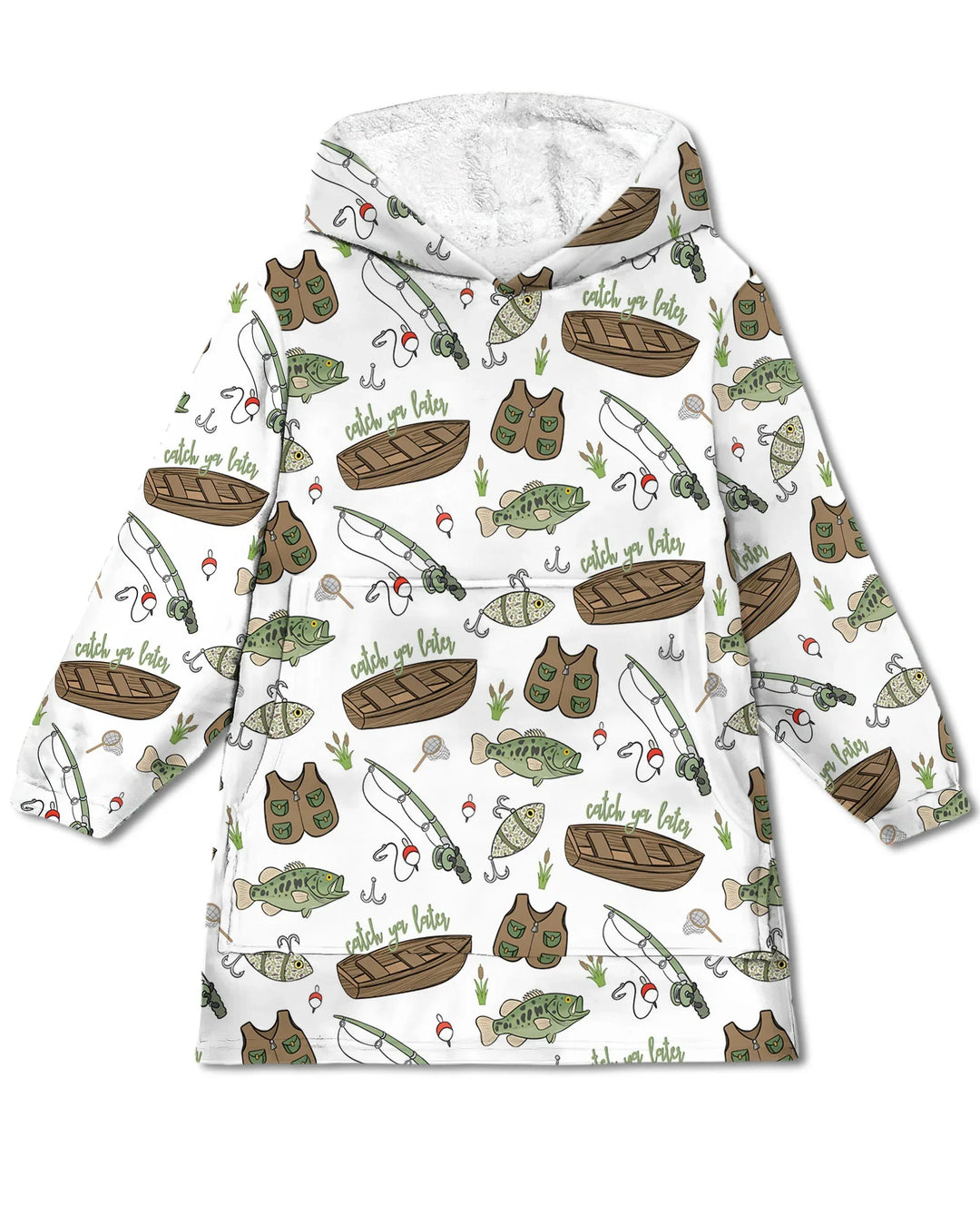 Catch Ya Later Wearable Bamboo Blanket Hoodie