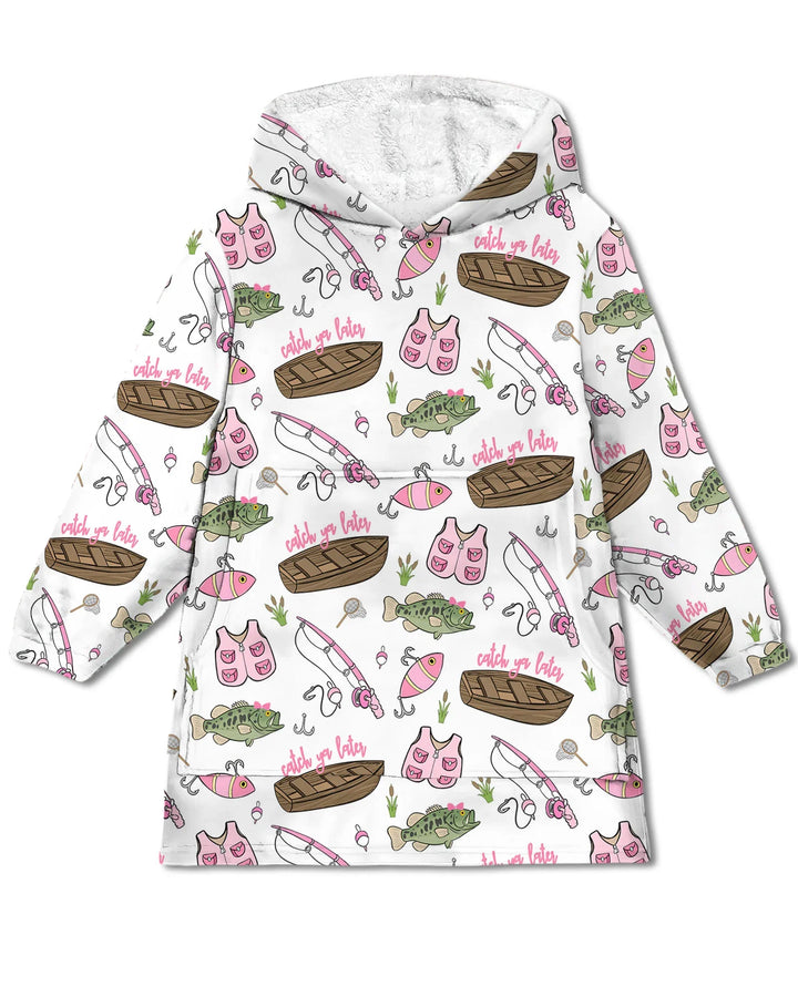 Catch Ya Later Wearable Bamboo Blanket Hoodie