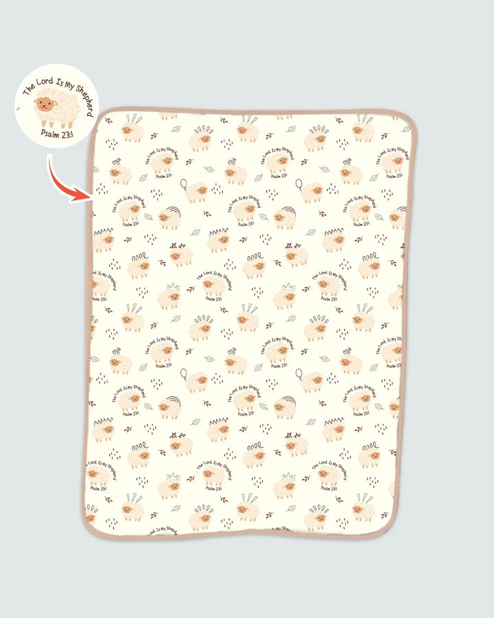 The Lord Is My Shepherd Baby Blanket