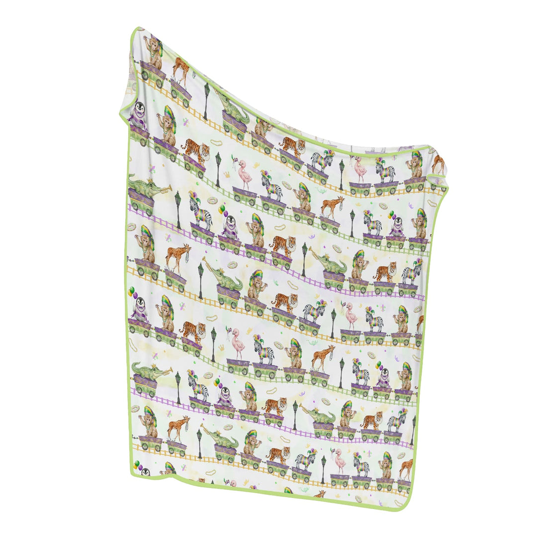 Mardi Gras Jungle Krewe Blanket