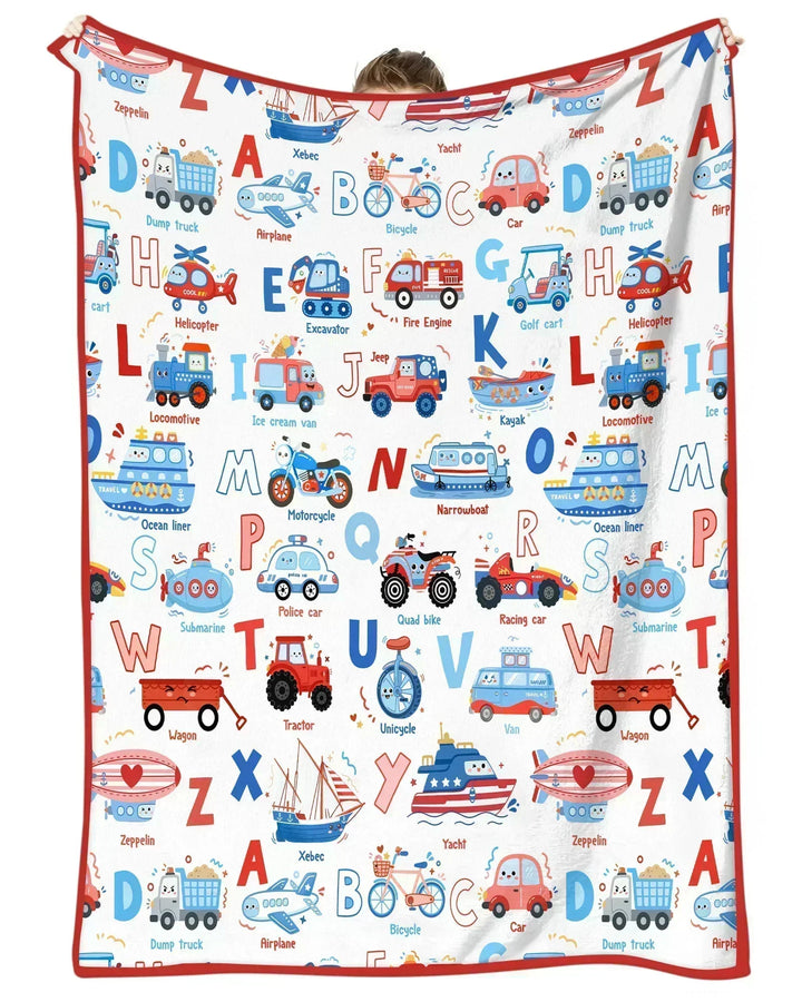 Patriotic Construction Bamboo Blanket
