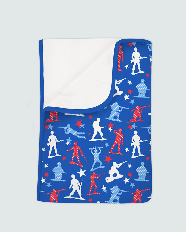 Army Toys 4th of July Bamboo Blanket