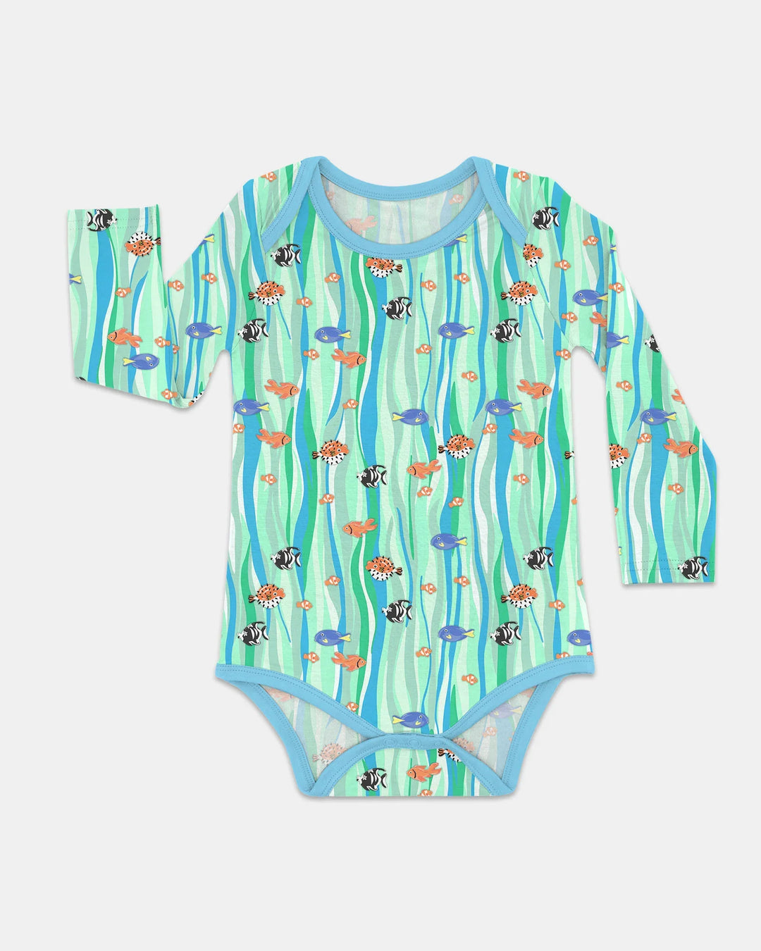 Custom Name Summer Beach Bamboo Bodysuit