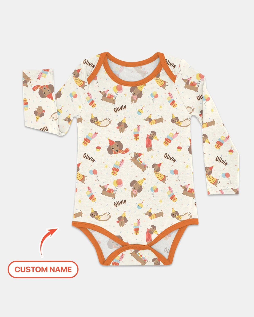 Gerippte Babykleidung mit individuellem Foto - Weich &amp; Skizzenhaft