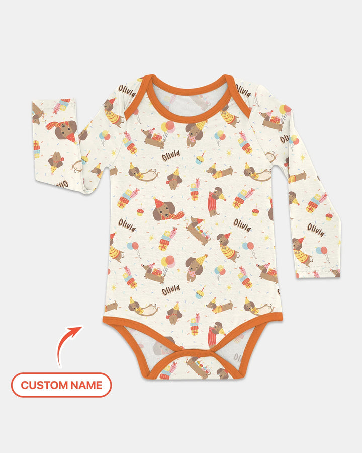 Gerippte Babykleidung mit individuellem Foto - Weich &amp; Skizzenhaft