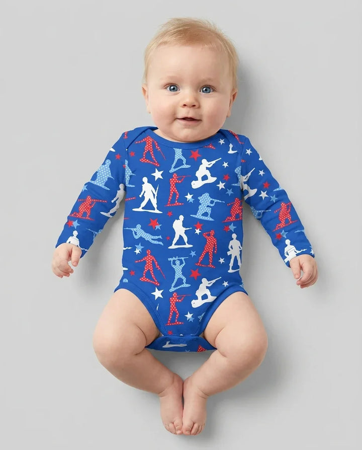 Army Toys 4th of July Bamboo Bodysuit