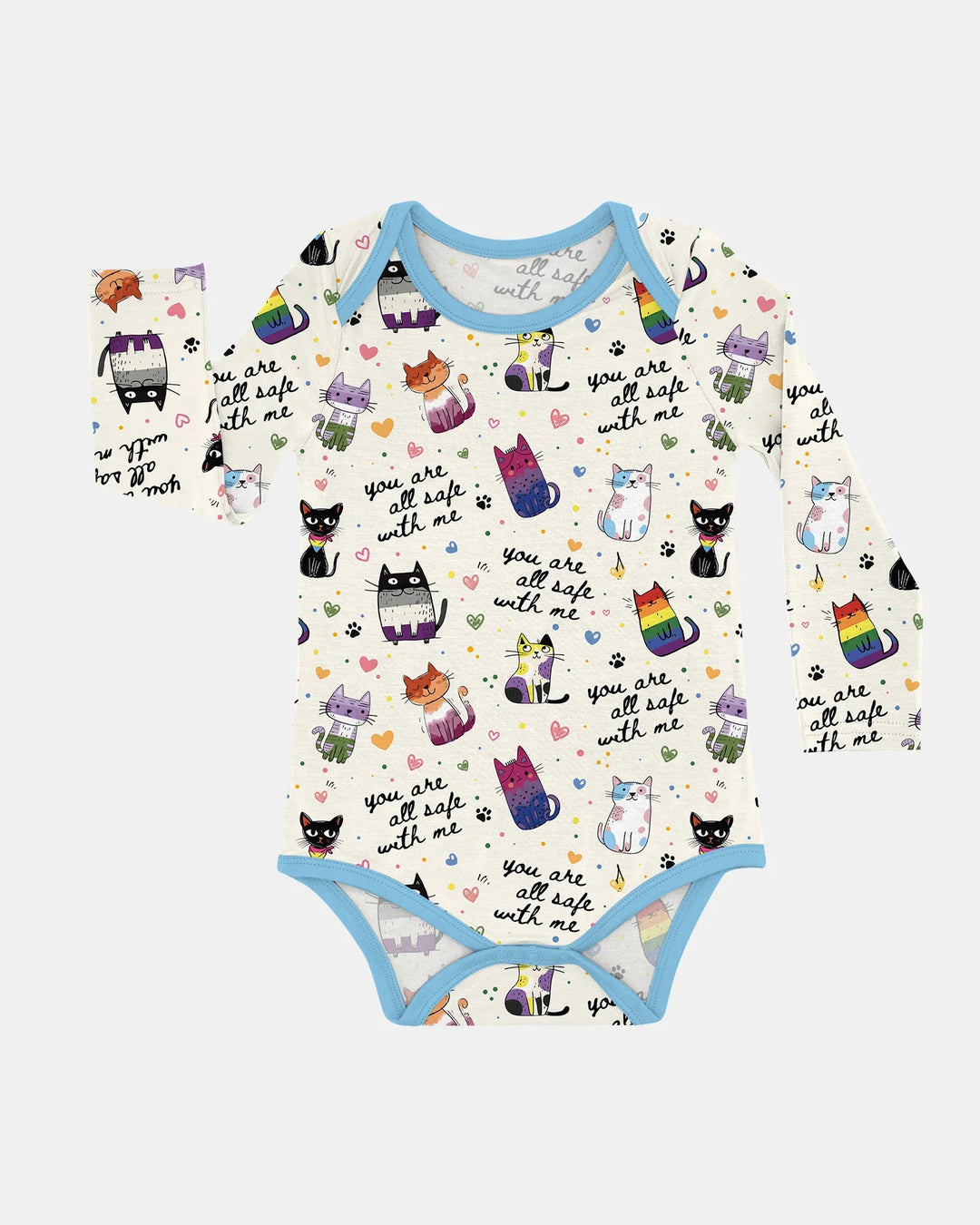 Gerippte Babykleidung mit individuellem Foto - Weich &amp; Skizzenhaft