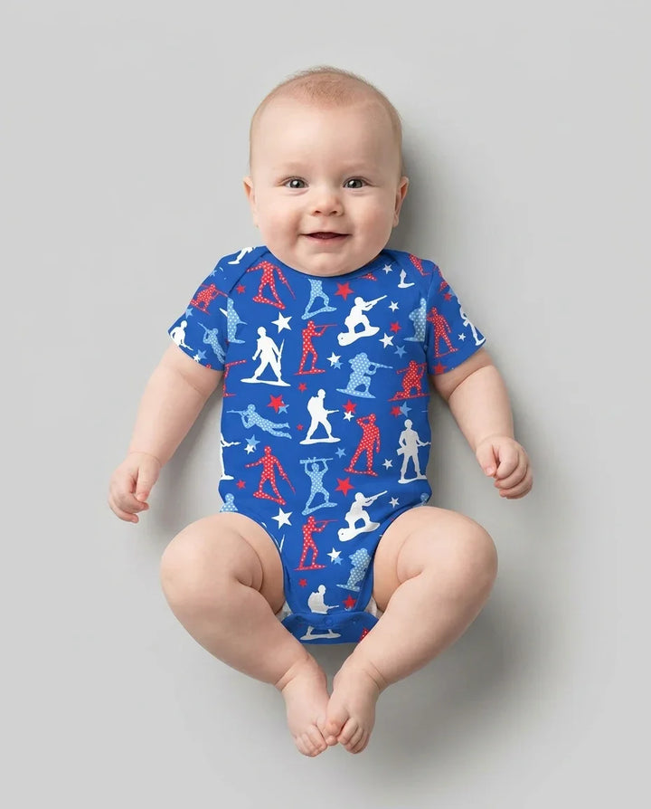 Army Toys 4th of July Bamboo Bodysuit