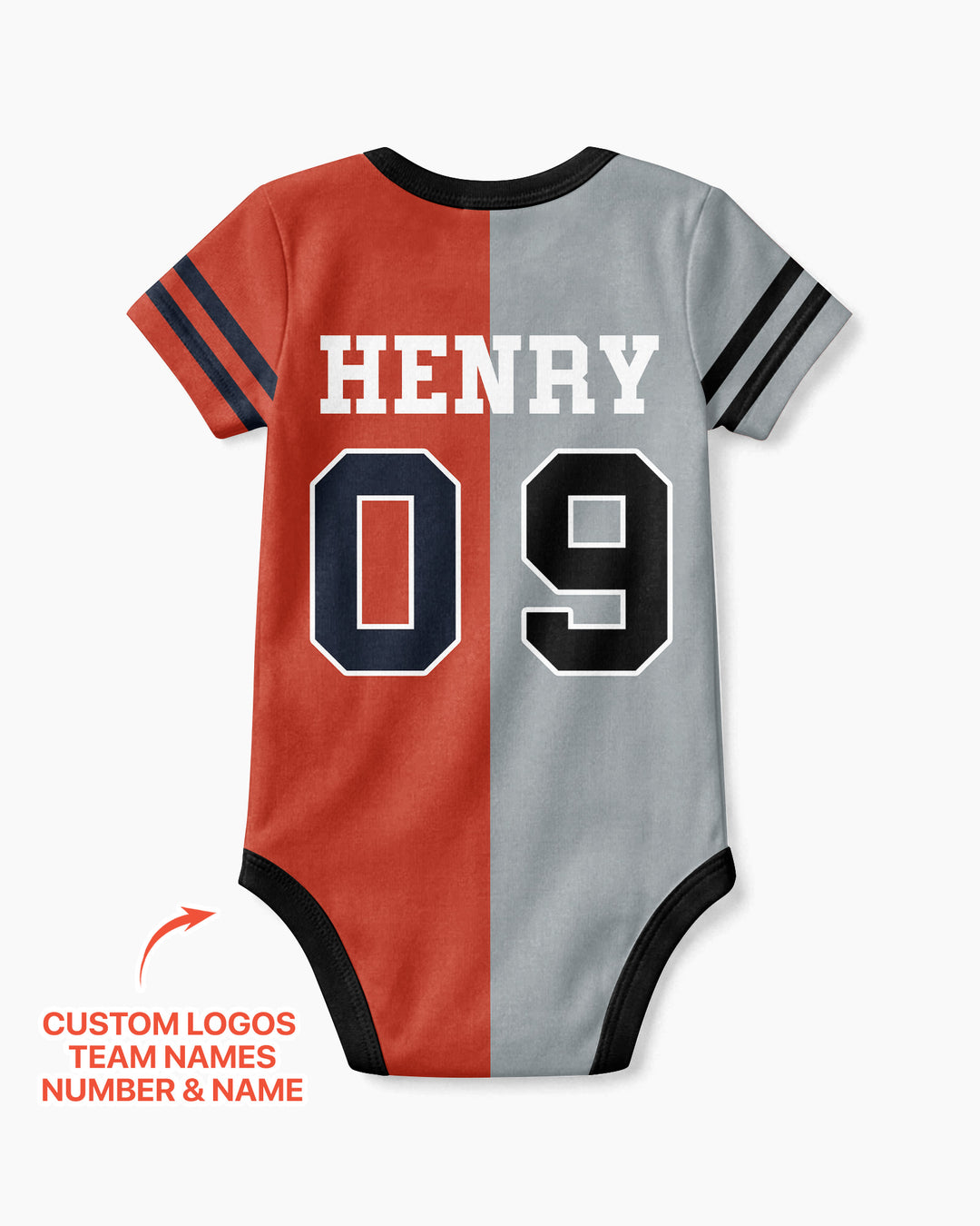 Football Rivalry Family Personalized Bamboo Bodysuit
