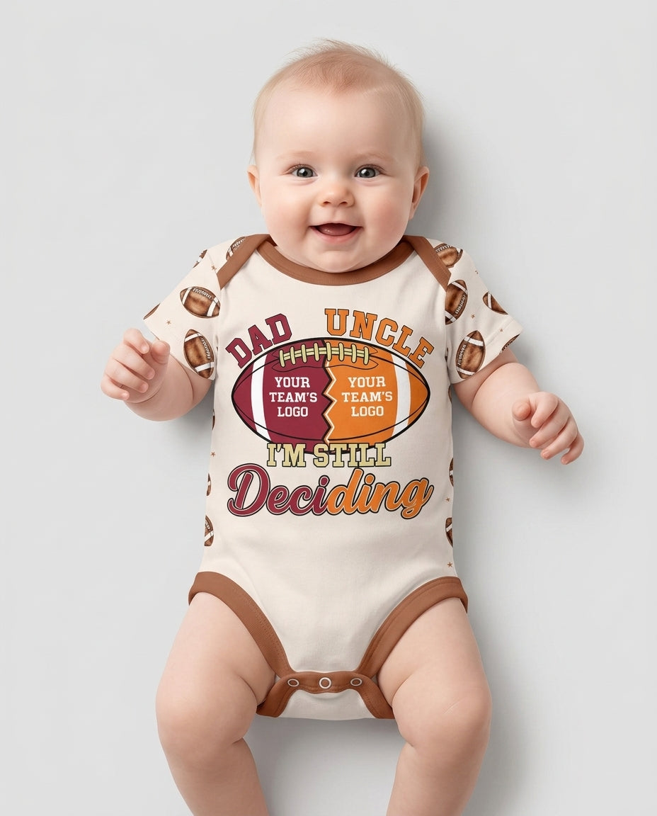 I'm Still Deciding House Divided - Upload Two Team Logo Bamboo Bodysuit