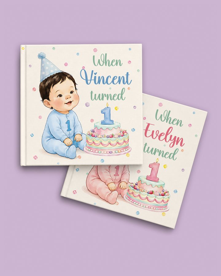 First Birthday Personalized Book Stories Book