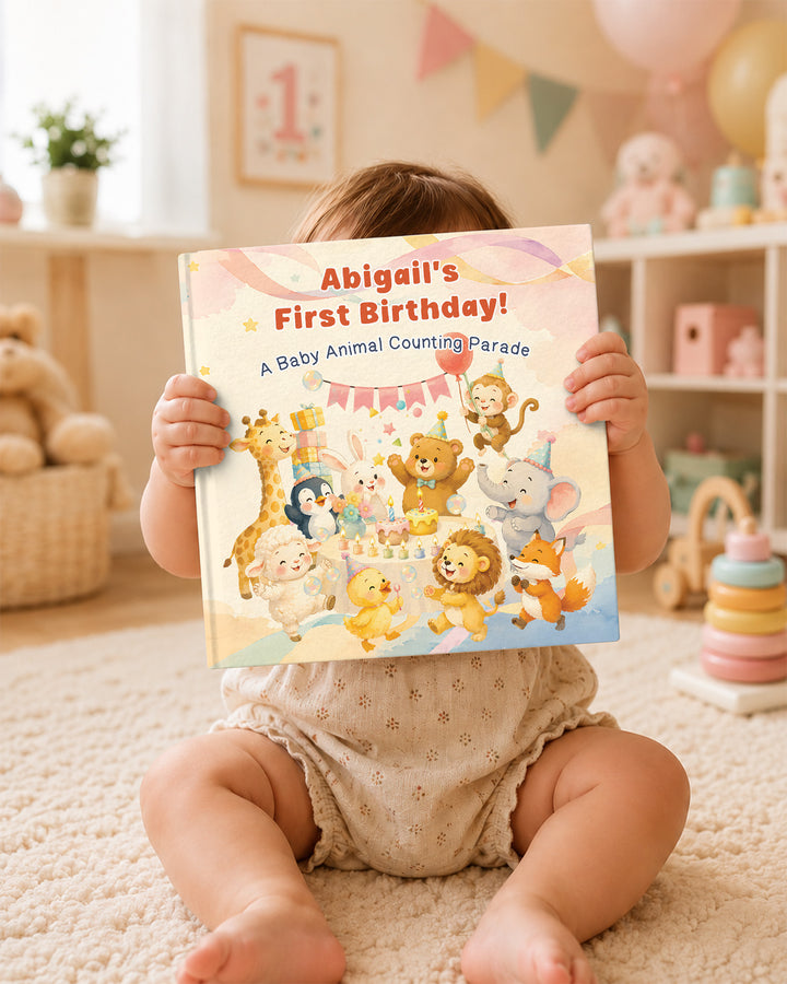 Personalized First Birthday Book Stories Book
