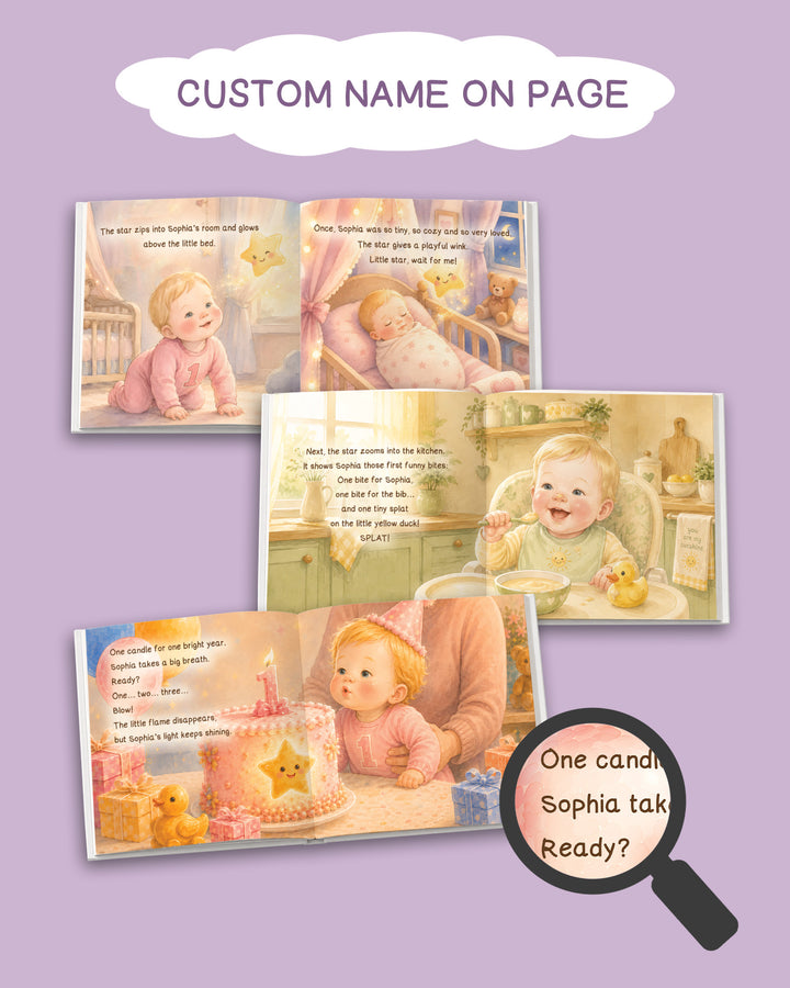 First Birthday Personalized Book Stories Book