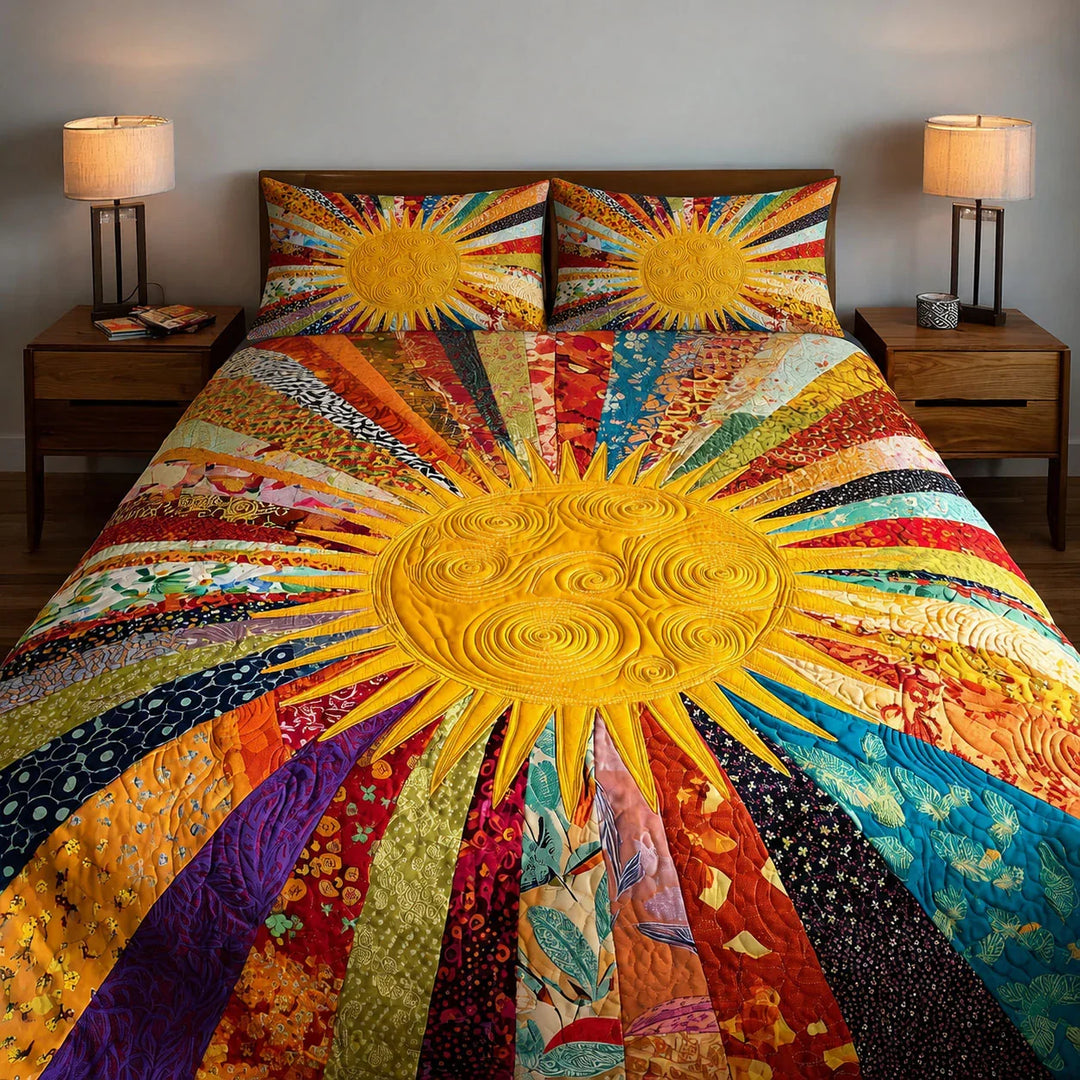 Bright Horizon Bamboo Quilt Bedding Set