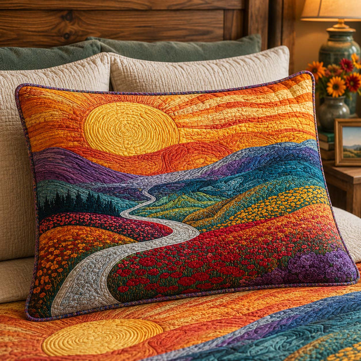 Bright Light Bamboo Quilt Pillow Case