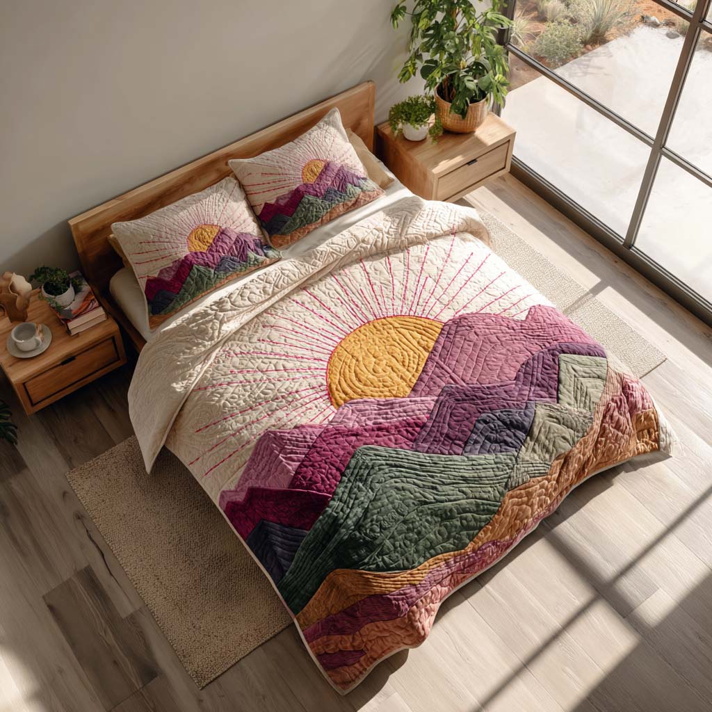 Bright Open Skies Bamboo Quilt Bedding Set