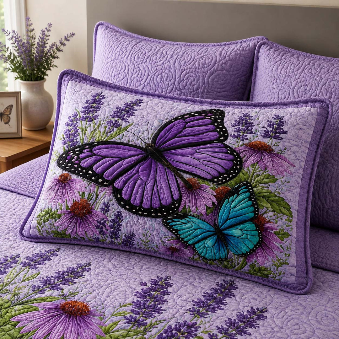 Butterfly Charm Bamboo Quilt Pillow Case