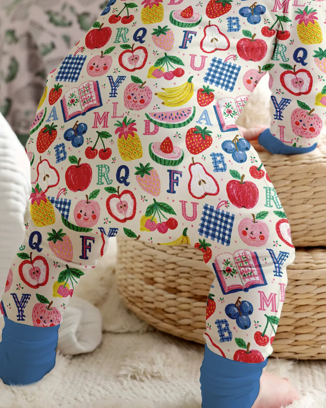 Back To School Fruit Alphabet Bamboo Convertible Zippy