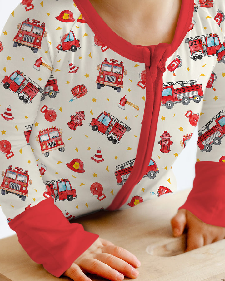 Fire Truck Bamboo Convertible Zippy