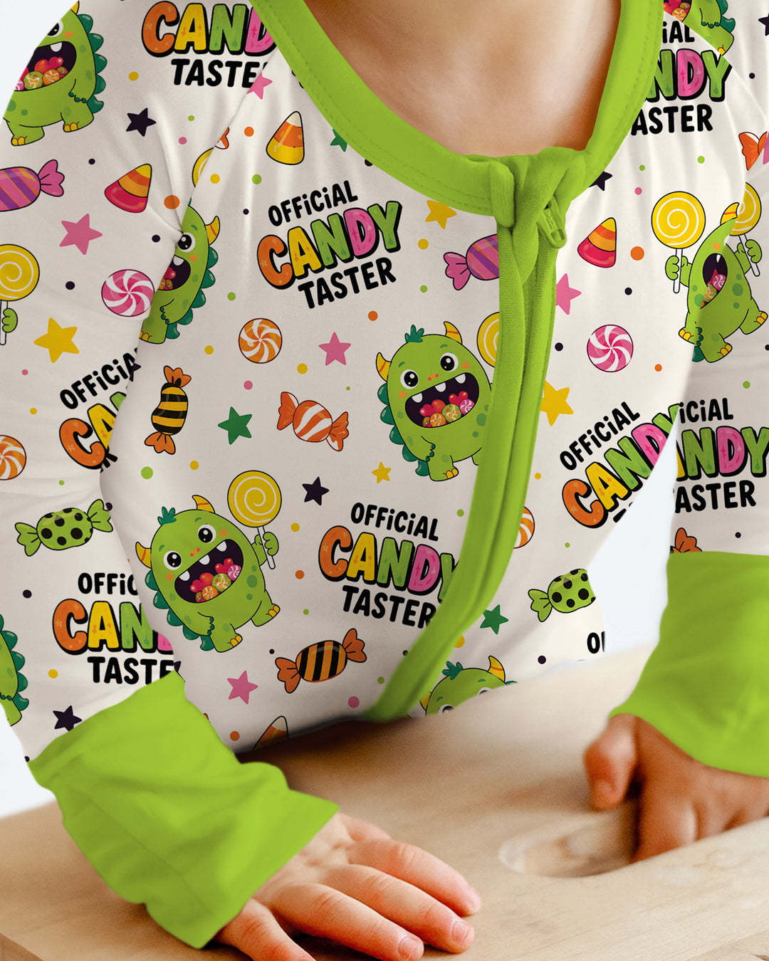 Halloween Official Candy Tester Bamboo Convertible Zippy