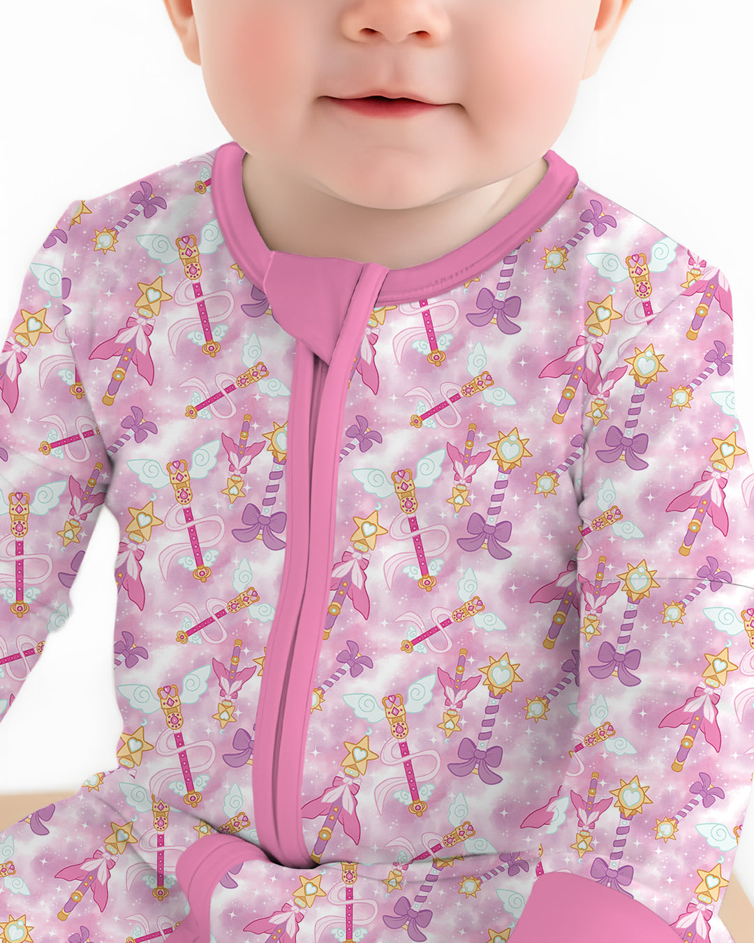 Gerippte Babykleidung mit individuellem Foto - Weich &amp; Skizzenhaft