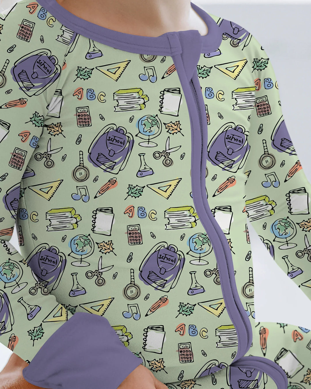 Doodle School Days Bamboo Convertible Zippy