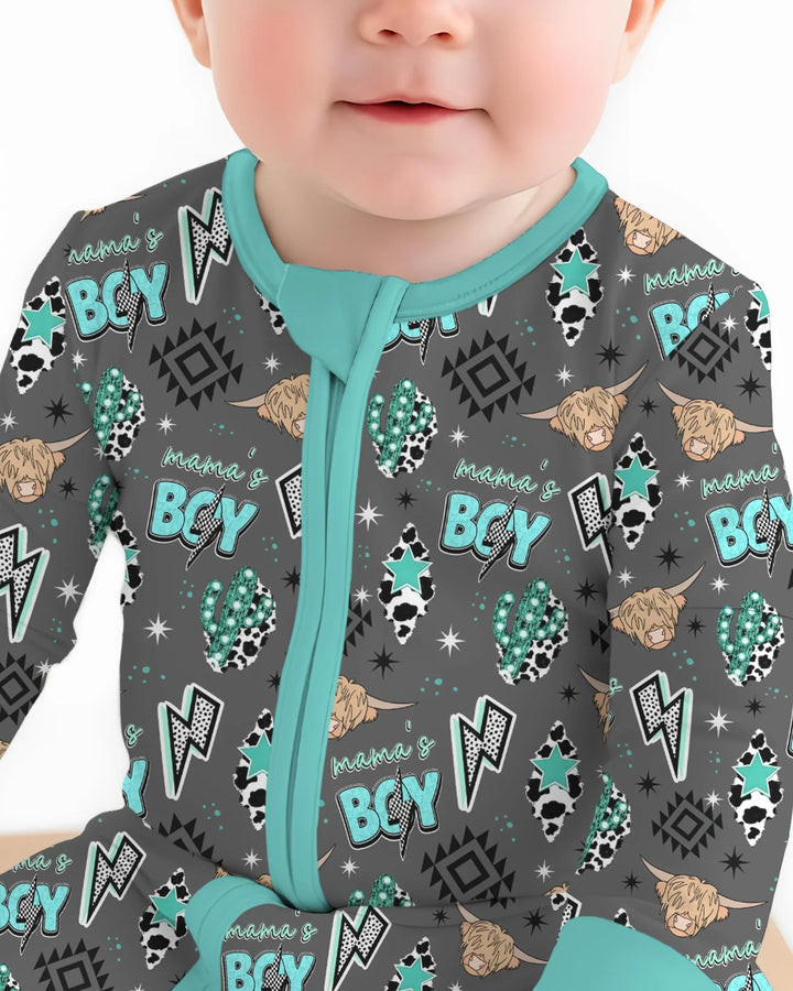 Western Mama & Me Matching  Bamboo Convertible Zippy