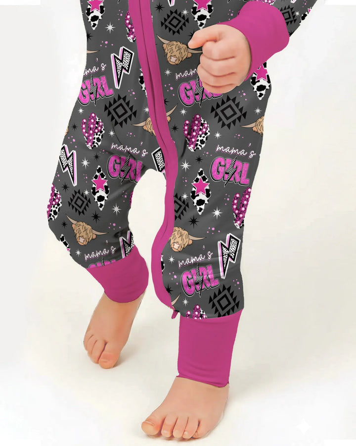 Western Mama & Me Matching  Bamboo Convertible Zippy