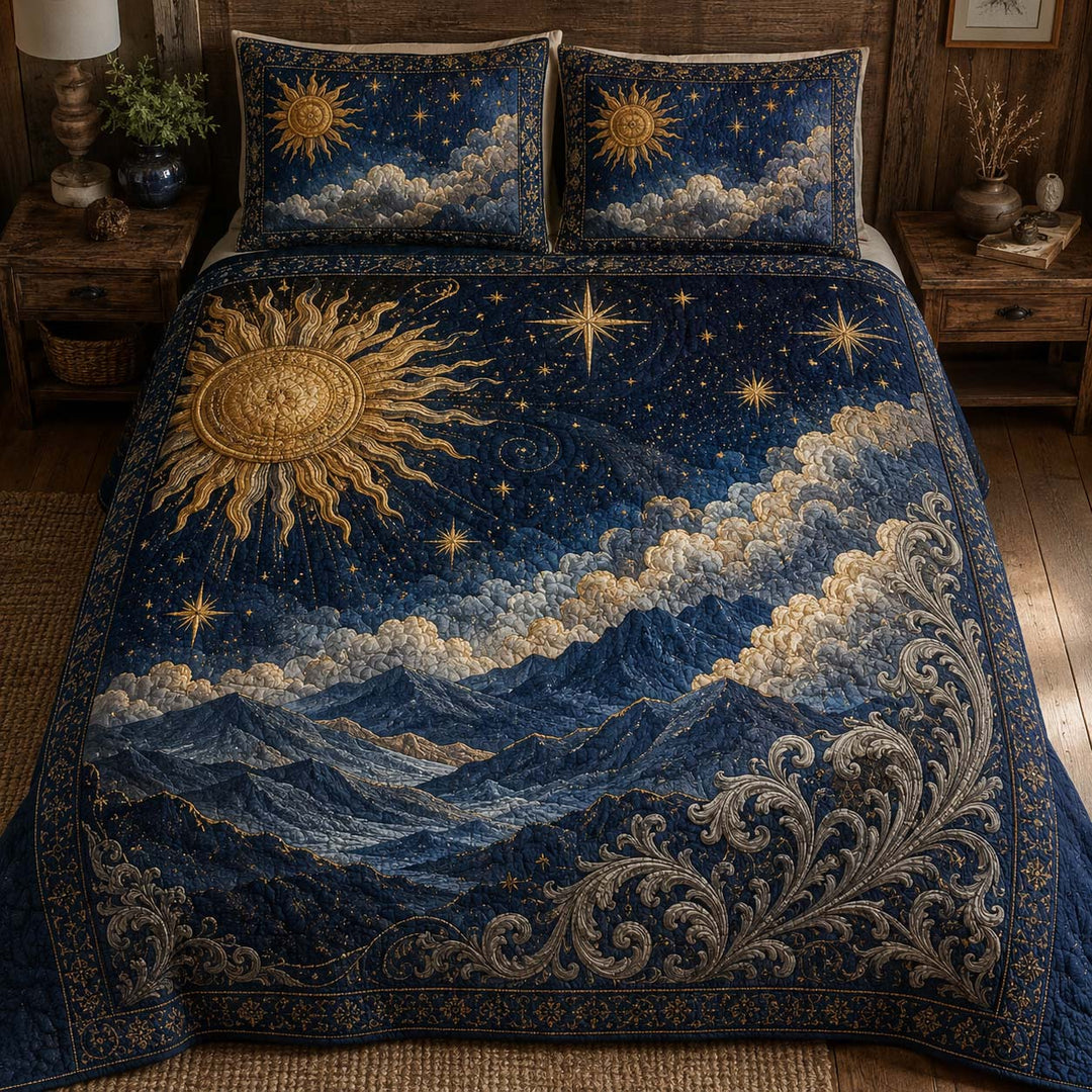 Celestial Mountain Dream Bamboo Quilt Bedding Set