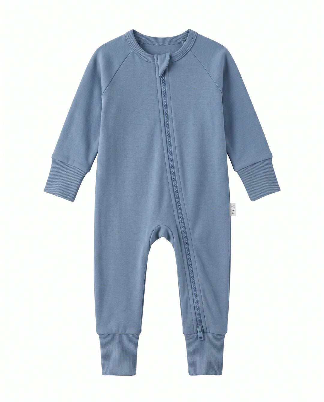 Slate Bamboo Convertible Zippered Romper