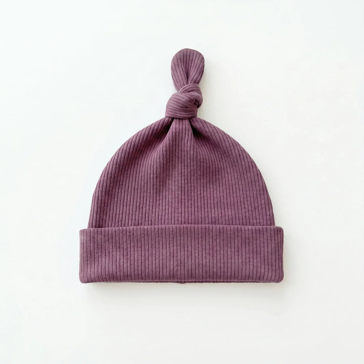 Ribbed Bamboo Knotted Hat