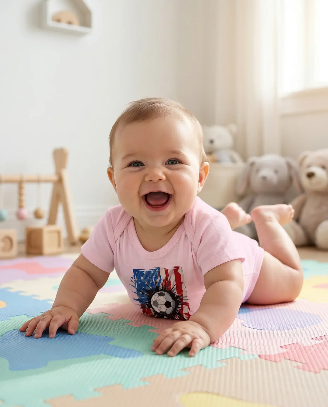 Little Soccer Star Bamboo Bodysuit