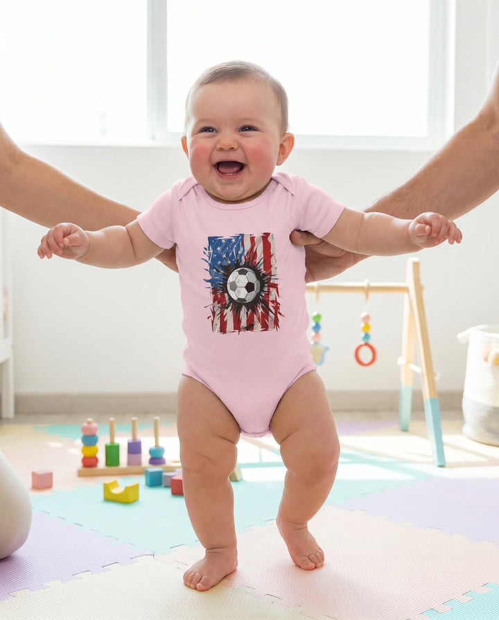 Little Soccer Star Bamboo Bodysuit