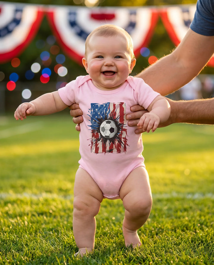 Little Soccer Star Bamboo Bodysuit