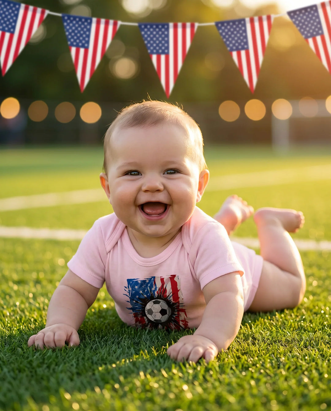 Little Soccer Star Bamboo Bodysuit