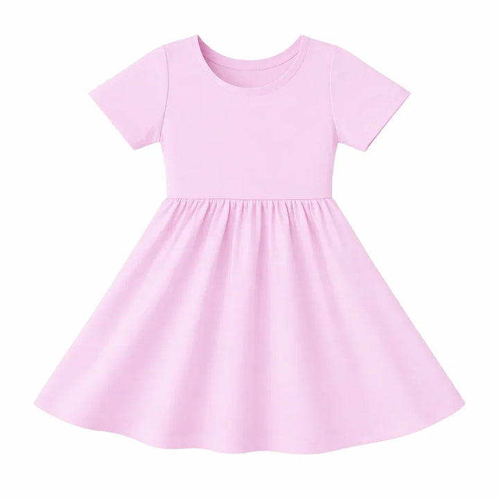 Einfarbiges Bambus-Drehkleid