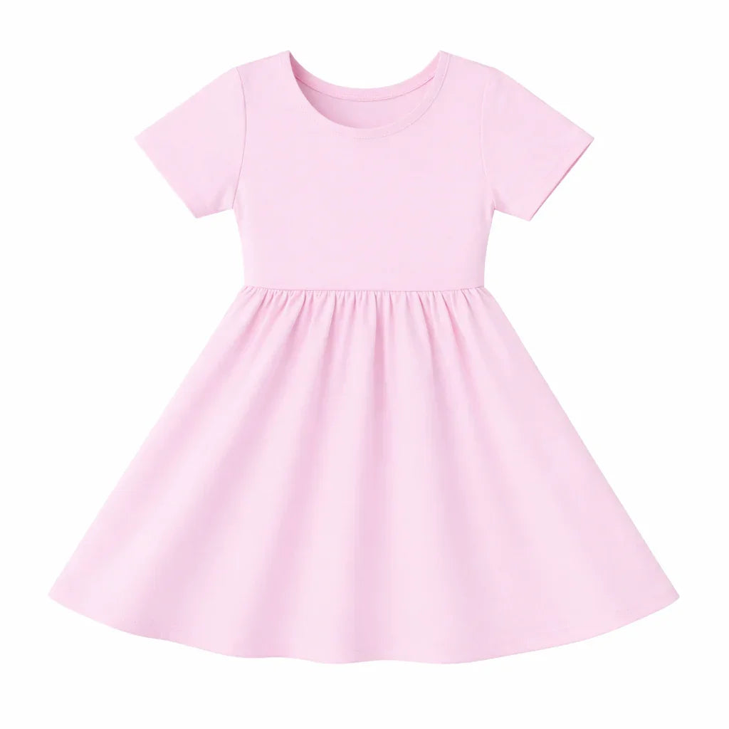 Einfarbiges Bambus-Drehkleid