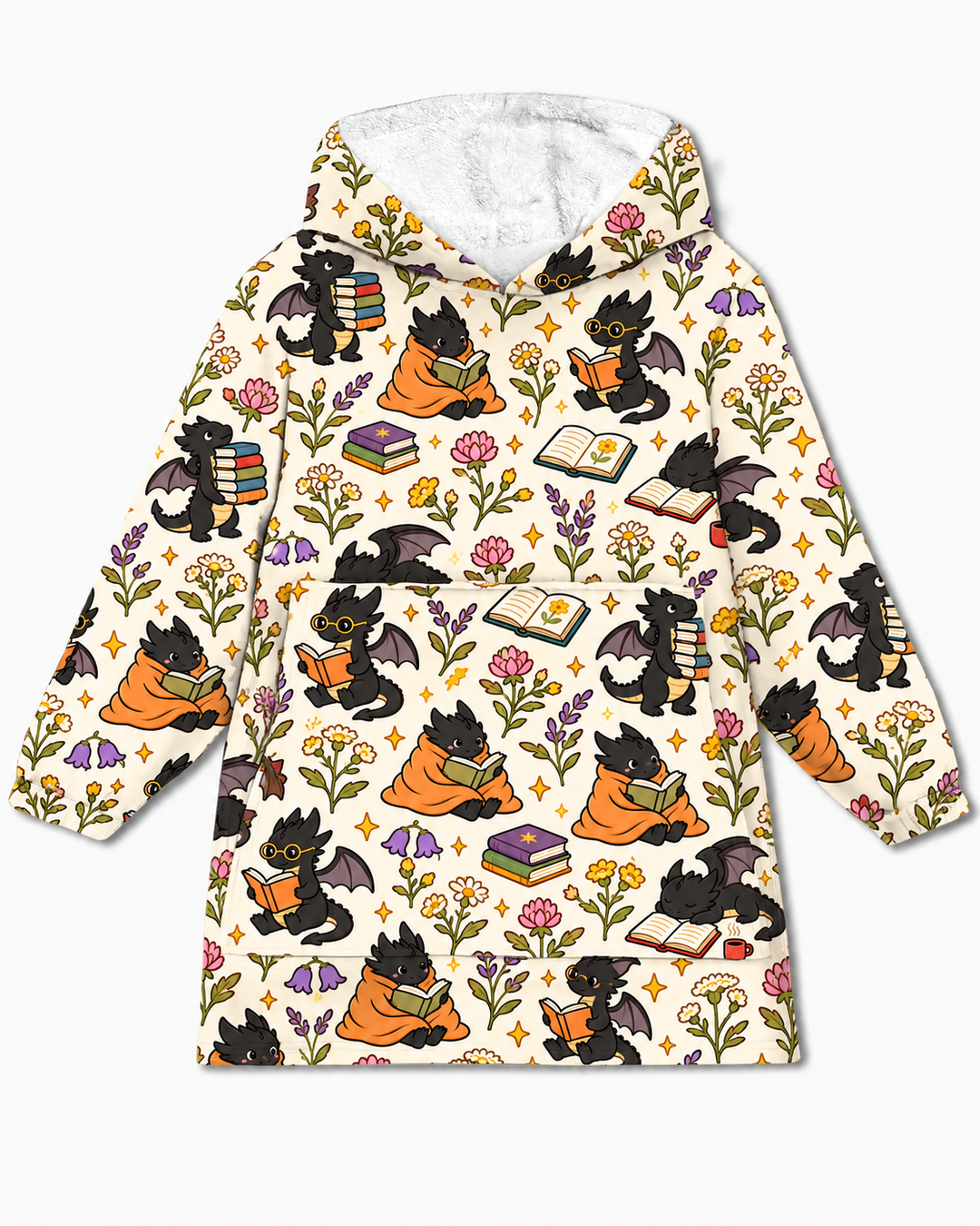 Dragon Reading Blanket Hoodie