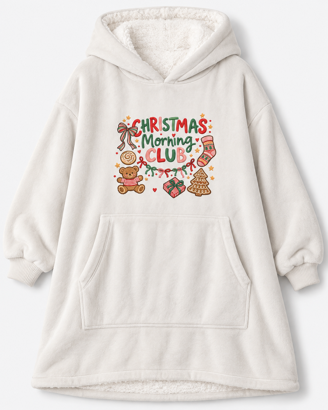Benutzerdefinierter Bambus-Deckenhoodie (Vorlage)