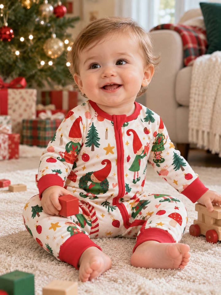 Christmas Elf Holiday Fun Bamboo Convertible Zippy