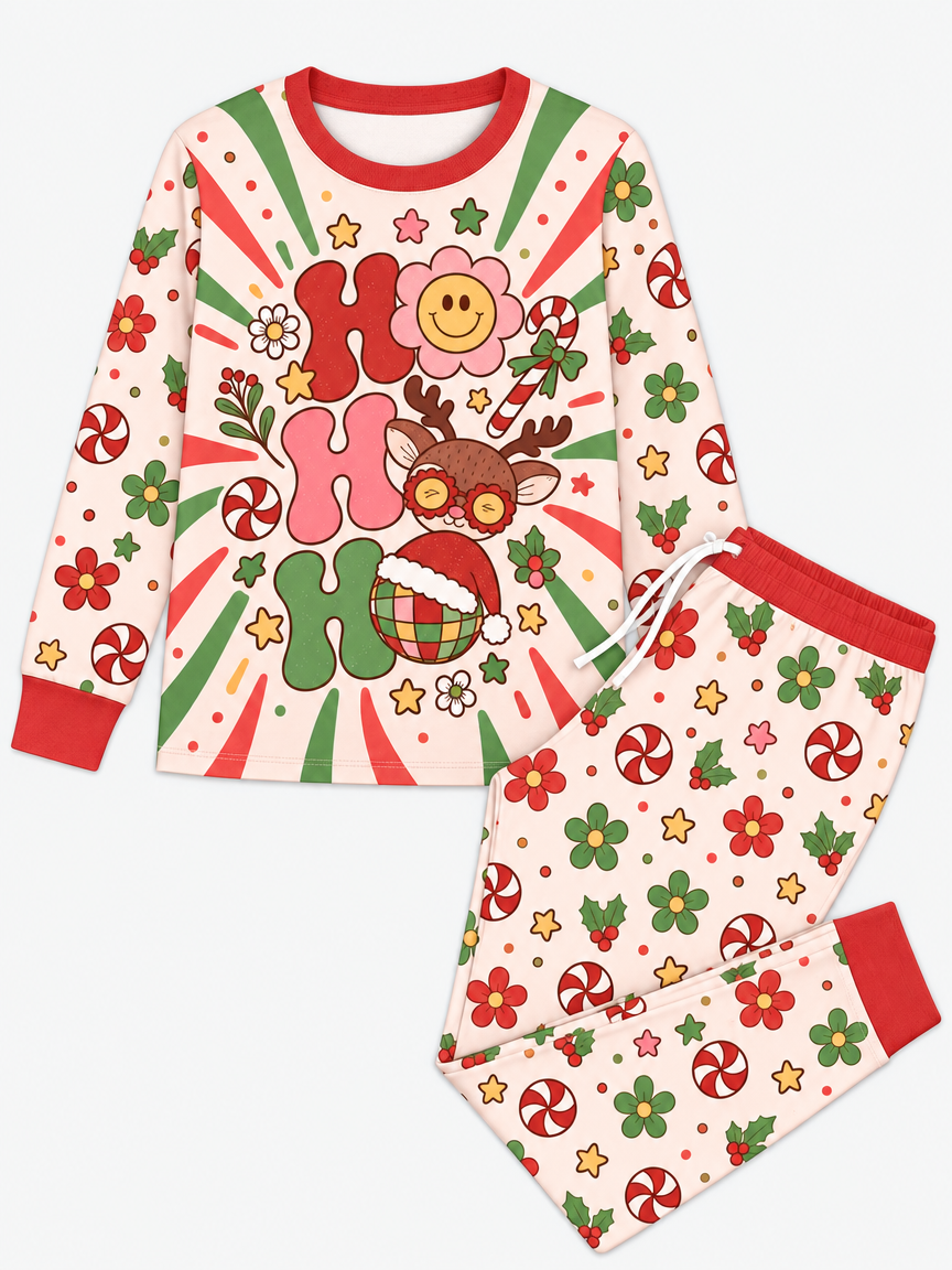 Ho Ho Ho Holiday Bamboo Men Pajama Set