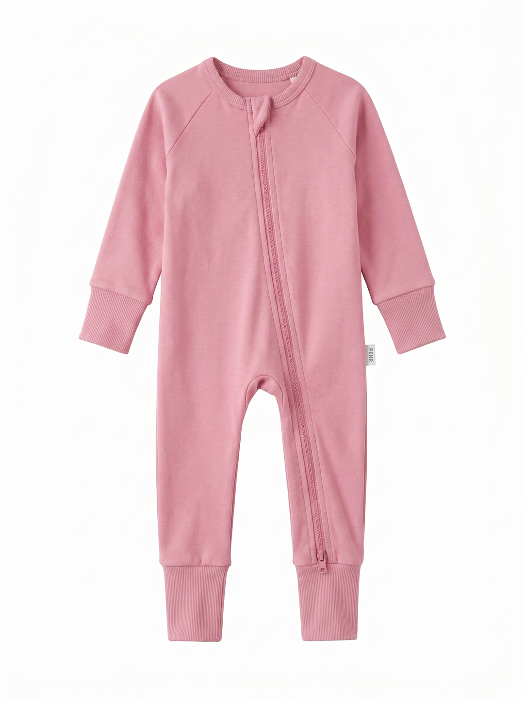 Sweet Pink Bamboo Convertible Zippered Romper