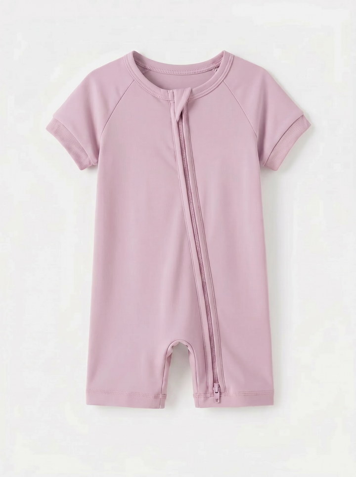 Solid Color Bamboo Shorty Zippy