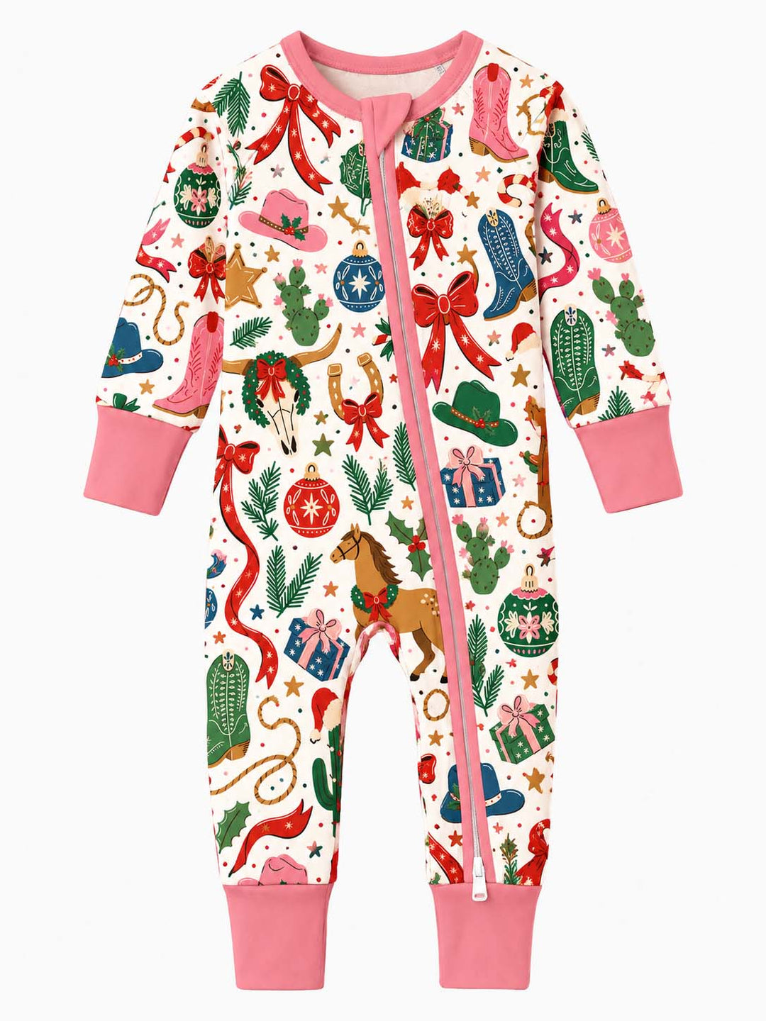 Colorful Western Christmas Bamboo Convertible Zippy