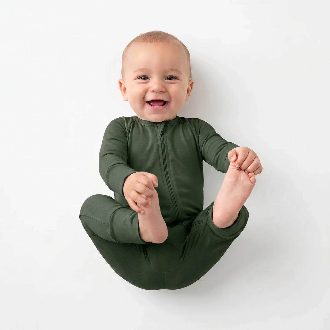 Fir Bamboo Convertible Zippered Romper