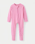 Pink Bamboo Convertible Zippered Romper