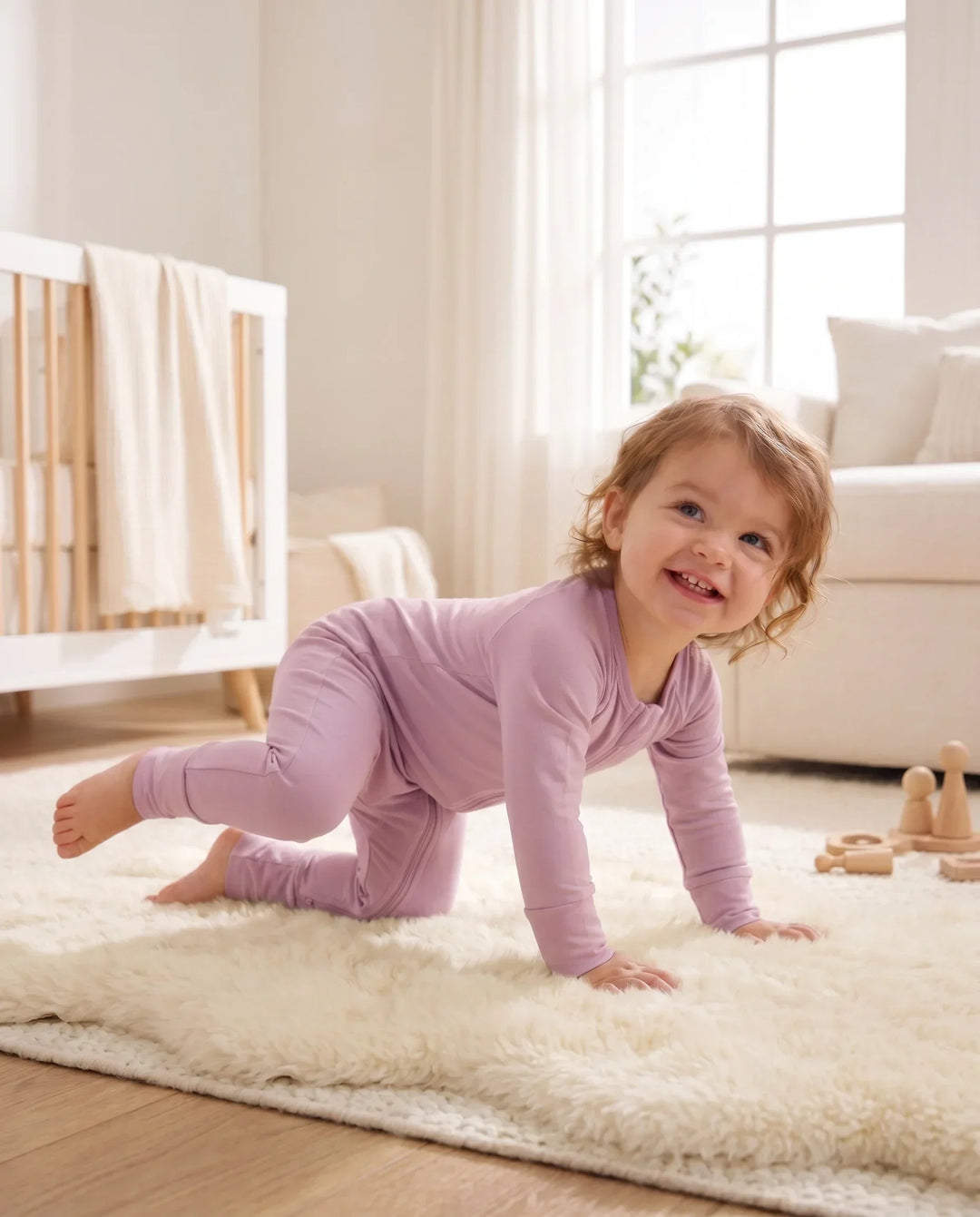 Poi Bamboo Convertible Zippered Romper