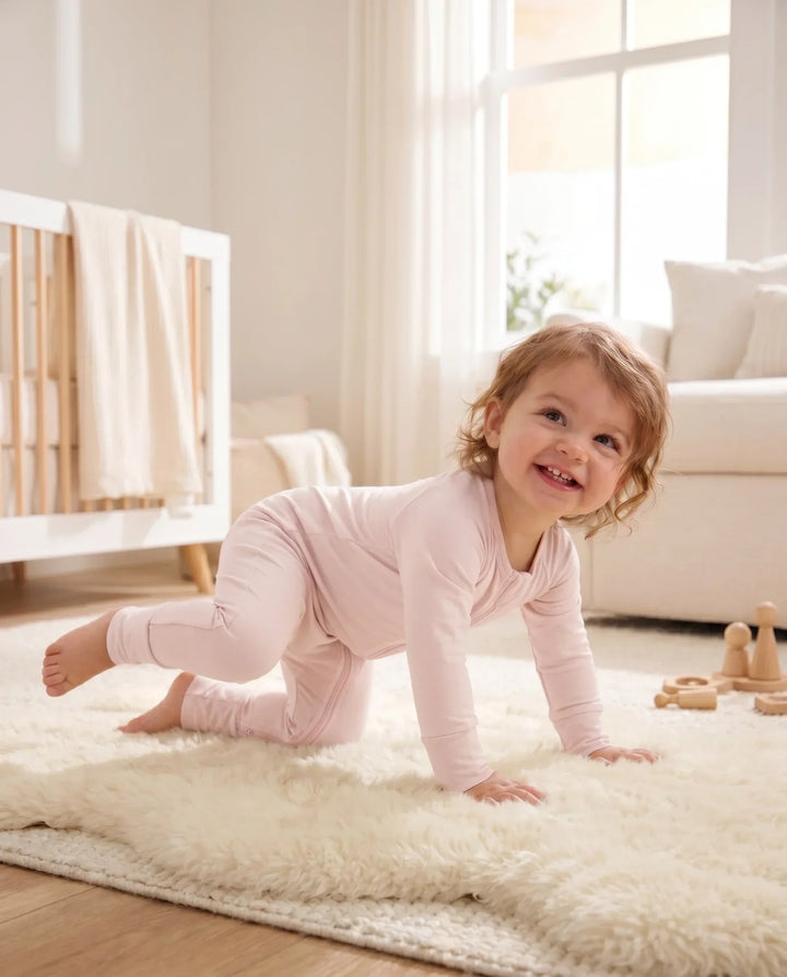 Sakura Bamboo Convertible Zippered Romper