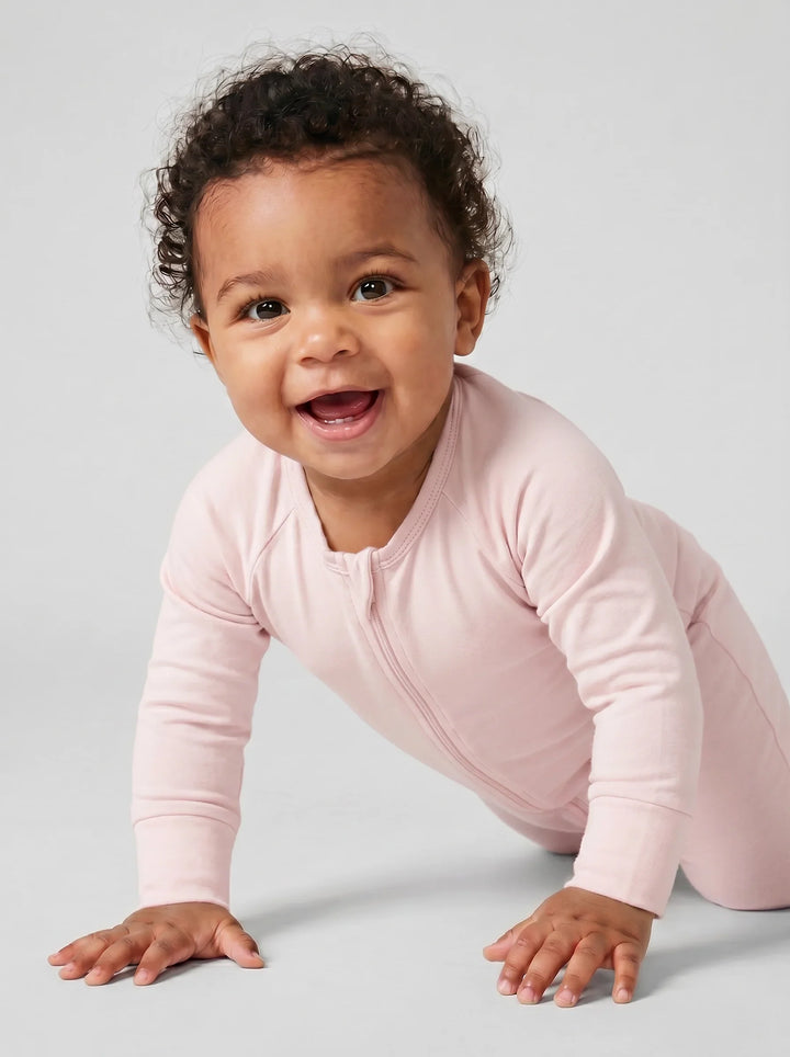 Sakura Bamboo Convertible Zippered Romper